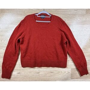 Pendleton‎ Washable Wool Crewneck Sweater XL Cozy Heritage Red